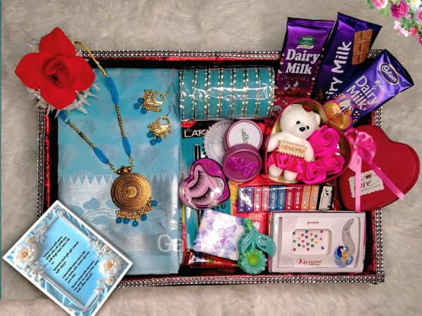 Premium Soft Katan Combo Package Sky Blue